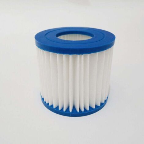 Set di 4 filtri per piscine e vasche idromassaggio - Elementi filtranti di ricambio Clean Type compatibili con i filtri Intex tipo D per piscine e spa (1/4)