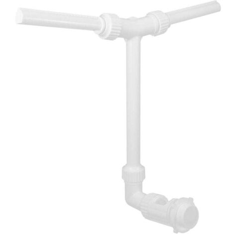 Fontana a cascata per piscina, 2 teste di fontana, divertenti irrigatori per piscine, accessori per piscine, decorazione per piscine interne ed esterne (bianco) (1/4)