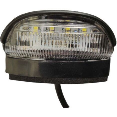 Luce targa posteriore a LED universale da 12V e 24V per auto, autobus, rimorchi, camion, furgoni, barche, camper, SUV, roulotte fuoristrada, luci di segnalazione (1/4)