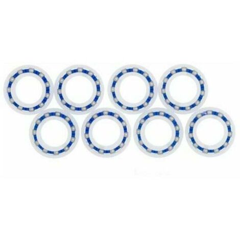 Set di 8 cuscinetti a sfera adattabili per ruote del robot pulitore per piscina Polaris 280 180 C60 C-60 (1/4)