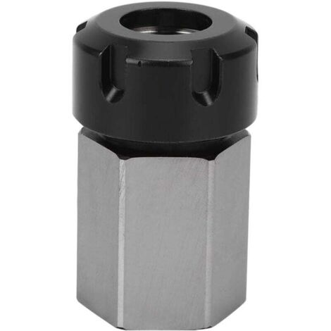 Supporto per mandrino a pinza esagonale Er25, pinza esagonale Er in acciaio al carbonio argentato ad alta resistenza per macchina da taglio per incisione su tornio CNC (Er25) (1/4)