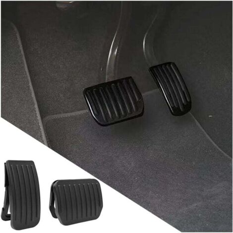 pezzi di cuscinetti per pedale frizione, pedali per auto, pedali antiscivolo universali per auto, pedale freno universale per auto a benzina con cambio automatico (nero) (1/4)