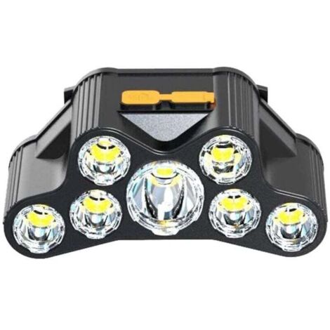Lampada Frontale Tattica LED Con Sensore, Ricaricabile USB, Impermeabile IP65 Per Caccia, Pesca E Casco
