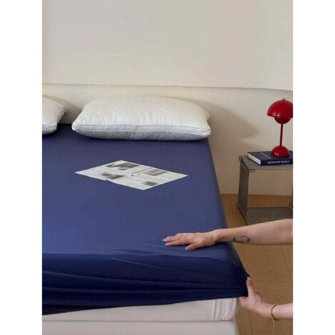 Lenzuolo Con Angoli 180x200 Cm – In Cotone Elastico 250 G/m², Altezza 18 Cm Per Topper, OEKO-TEX