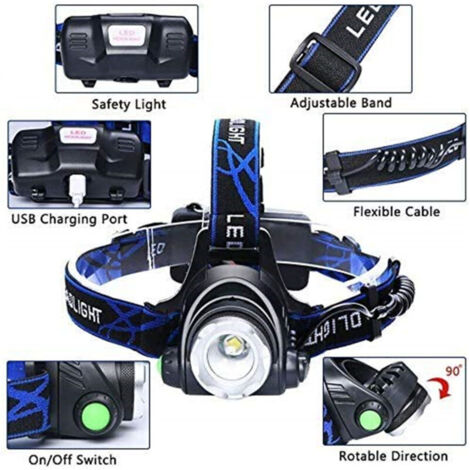 Torche Sous-Marine Verte Fluorescente De Lampe-Torche De PlongéE ImperméAble De 180lm Led Avec La Courroie De Main - Bricolage