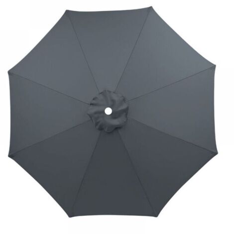Vtizikl (Gris) Housse de rechange pour parasol 3 m imperméable, résistante aux UV, tissu de remplacement, lavable, respirante (1/4)