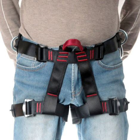 Harnais D'escalade Arboricole Antichute - Déclenchement Rapide, Taille Réglable 88-137 Cm - Pour Travaux En Hauteur, Secours, Arboristes