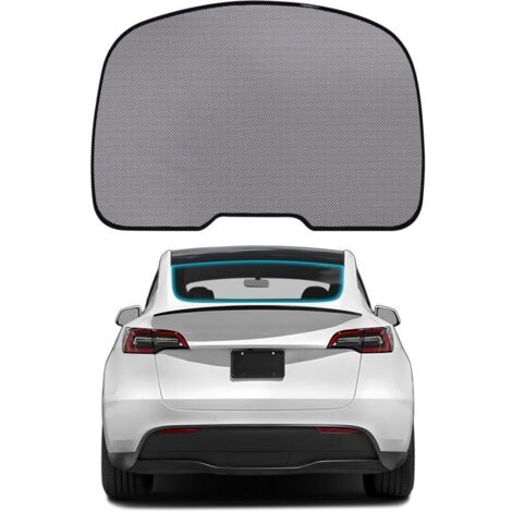 Vtizikl Pare Soleil Arriere Voiture pour Tesla Model Y, Protection Contre Le Soleil, Anti - UV, Adapté aux Enfants, Pliable (1/4)