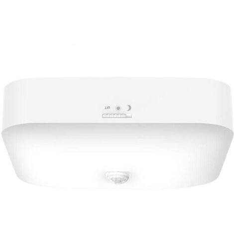 Vtizikl Lampe à piles avec détecteur de mouvement pour intérieur, 10 000 mAh, rechargeable, pour plafond LED, idéale pour cave, salle de bain ou garage (1/4)