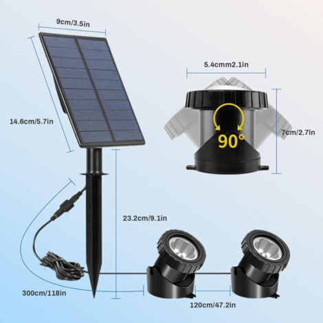 Kit Ioniseur Solaire Piscine – Anode Cuivre Et Panier Filtrant, Réduit Le Chlore, Contre Algues, Eau Douce/salée
