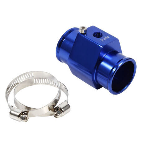 Sensore radiatore da 36 mm, adattatore universale per sonda di temperatura dell'acqua del tubo del radiatore in lega di alluminio, blu