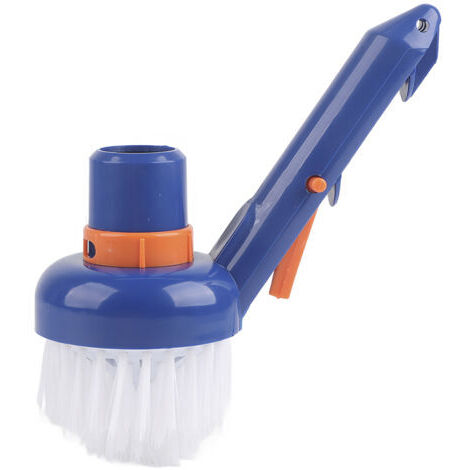 Spazzola per la pulizia di spa e piscine, con setole sottili in nylon, strumento per la manutenzione di spa e piscine, adatta come accessorio per piscine. (1/4)