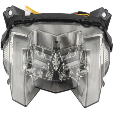 Fanale posteriore a LED per moto, lente fumé, alta luminosità, compatibile con Yamaha MT-09/FZ-09 2017-2020