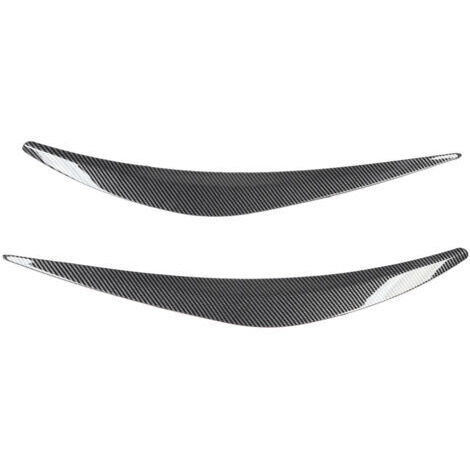 Set di 2 cornici per fari anteriori, sinistra e destra, resistenti allo sbiadimento, effetto fibra di carbonio, per INFINITI Q50 (2014-2023) (1/5)