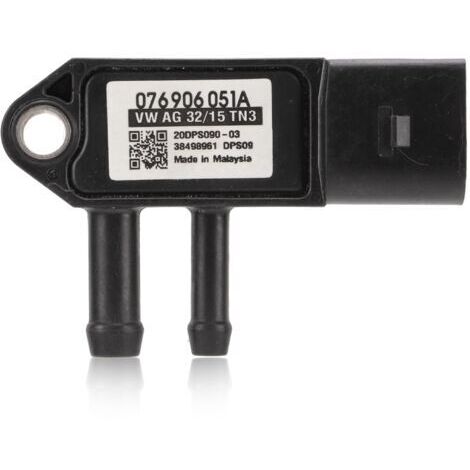 Sensore di pressione DPF a 3 pin di ricambio per Audi A3, A4, A6, S4, S6. Materiale ABS. Monitoraggio delle prestazioni del filtro antiparticolato diesel.