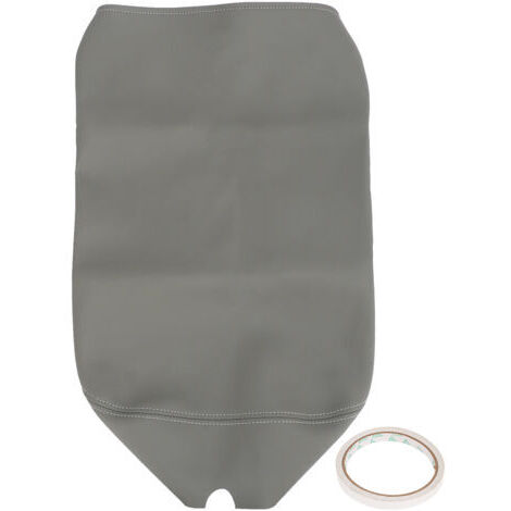 Rivestimento per bracciolo della console in similpelle PU, superficie liscia, grigio, ricambio per la protezione della console centrale per Dodge Ram 2002-2008 (1/5)