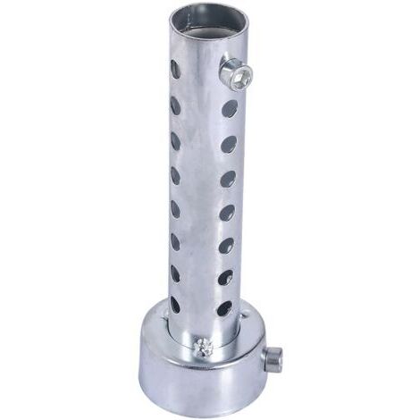 Silenziatore universale per scarico moto, DB killer, inserto deflettore argento da 45 mm