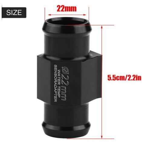 Adattatore per sensore di temperatura dell'acqua del tubo flessibile della moto, 22 mm