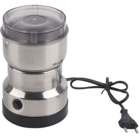 Macinacaffè elettrico, macinasemi di lino, macinaspezie, macinacaffè elettrico multifunzionale, macinafrutta e cereali, tritatutto per chicchi di caffè, erbe aromatiche, frutta secca e cereali