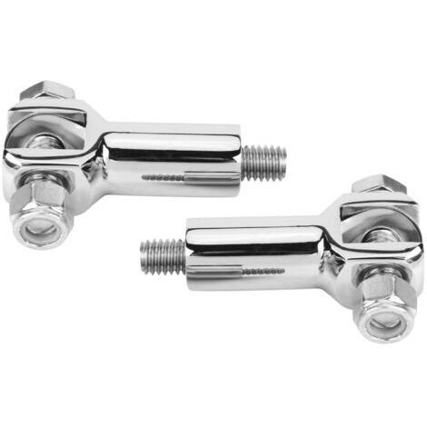 Kit di montaggio pedane passeggero (1 coppia) per Softail 2000-2006, argento (1/5)