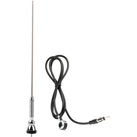 Antenna per auto Yosoo, radio universale da 18,5" per tetto/parafango, segnale AM/FM, antenna girevole a 180°, antenne complete per auto d'epoca, Halloween, Black Friday, Cyber Monday (1/5)