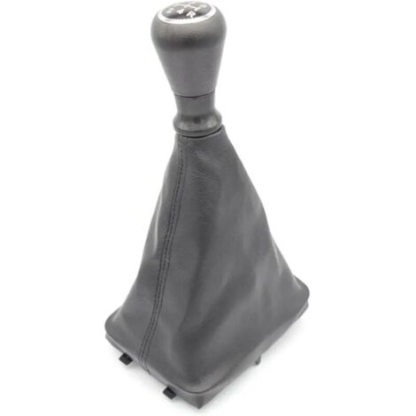 Pomello del cambio compatibile con Peugeot 206, leva del cambio automatica a 5 marce, con cuffia copri-leva. (1/4)
