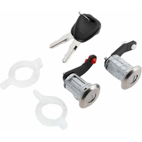 Cilindro serratura porta sinistra e destra KZQ con 2 chiavi 7701470944 per Renault Master 1998-2016 (1/3)