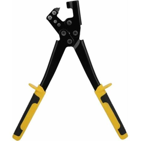 Pinza crimpatrice KZQ 15-273 per profili da 0,6 mm, prodotta in Francia - Crimpatura permanente di telai metallici a forma di U - Impugnatura comoda - Utilizzo con una sola mano - Acciaio robusto (1/4)