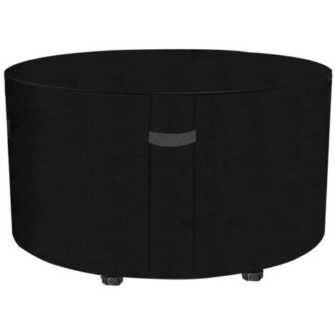 Copertura per tavolo da giardino rotonda, impermeabile, anti UV, Oxford, resistente, protezione per tavolo da esterno 120×75 cm (1/4)