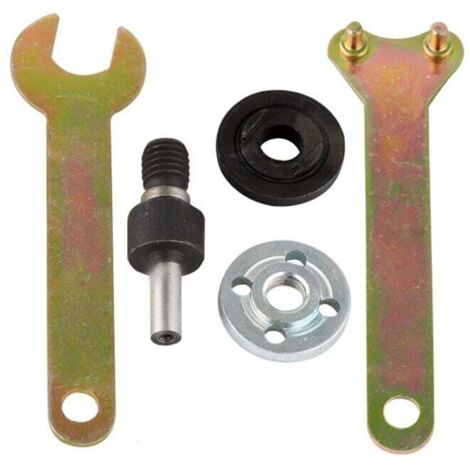 Kit adattatore per trapano a mano - Disco da taglio da 6 mm - Adattatore per mandrino - Smerigliatrice angolare - Barra di collegamento - Strumento di conversione del disco da taglio (1/4)