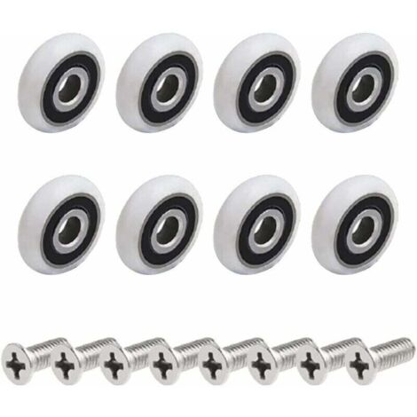 rulli per porta doccia (vite M5 da 19 mm) (1/4)
