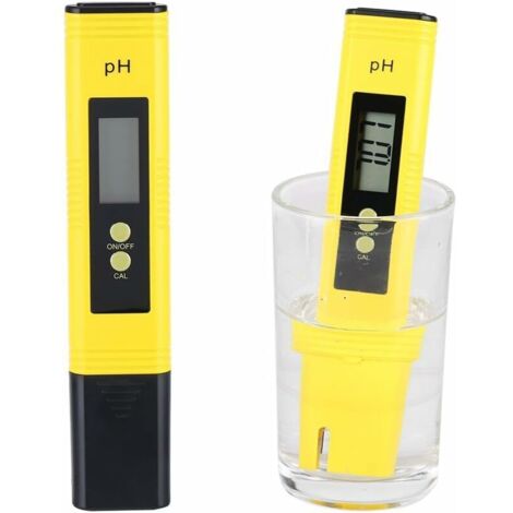 Misuratore di pH, tester della qualità dell'acqua, tester di pH professionale con display LCD per piscine, acquari, piante e acqua potabile. (1/5)
