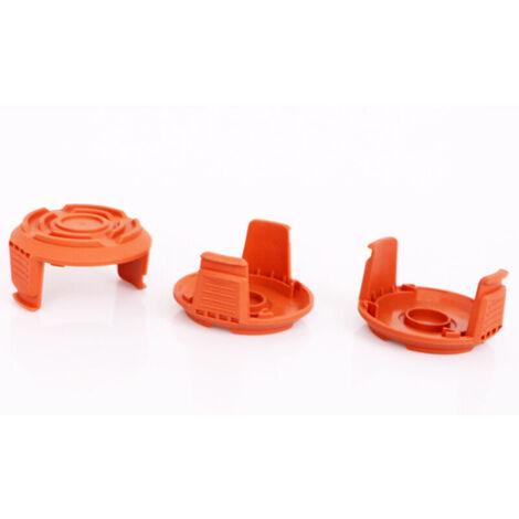 Confezione da 3 copri bobina per decespugliatore, tappi di ricambio per decespugliatore WORX WA0010, sostituisce il copri bobina WORX WA6531 GT (1/4)