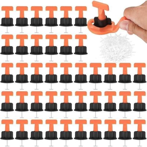 Distanziatore autolivellante per piastrelle (100+50+1), distanziatore autolivellante per piastrelle, livellatori per piastrelle con chiave, livellatore per piastrelle riutilizzabile (1/4)