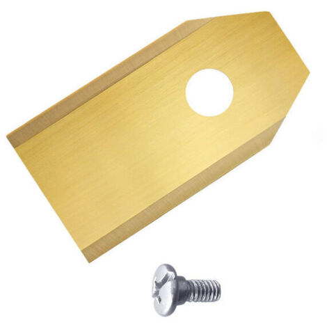 18 lame in titanio su entrambi i lati per Husqvarna Automower / Gardena R40Li, R70Li, 35×18×0,75 mm (1/3)