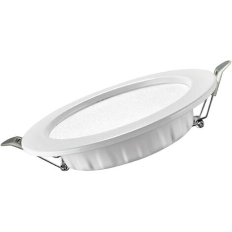 Faretto LED ultrasottile da incasso per la casa, antiriflesso, per soggiorno, camera da letto, protezione per gli occhi, risparmio energetico, lampada in scatola, plafoniera commerciale, confezione da (1/4)