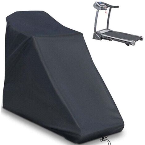 Copertura per tapis roulant - 168 x 75 x 135 cm Nero - Copertura protettiva antipolvere e impermeabile - Per tapis roulant da casa - Uso interno o esterno (1/3)