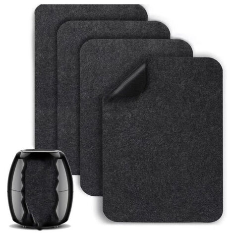 Tappetino protettivo antiscivolo per piano di lavoro della cucina, resistente al calore, per friggitrice ad aria, macchina da caffè, frullatore (44×30 cm, 4 pezzi) (1/4)