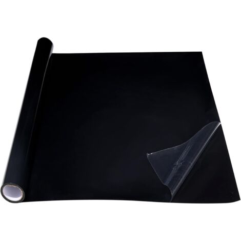 Carta da parati per acquario, sfondo, adesivo per sfondo statico nero per acquario, sfondo per poster, sfondo per acquario, 2 m x 30 cm (1/5)