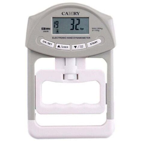 Dinamometro digitale per la misurazione della forza di presa Camry con registrazione automatica 200 libbre/90 kg (1/4)