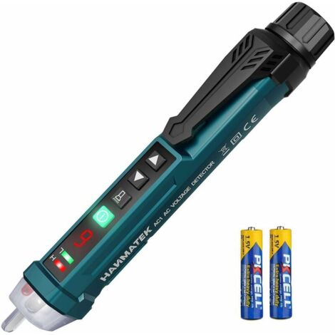 Détecteur de tension HANMATEK AC1, réglage sensible, LCD, LED, double plage 12-1000V (1/5)