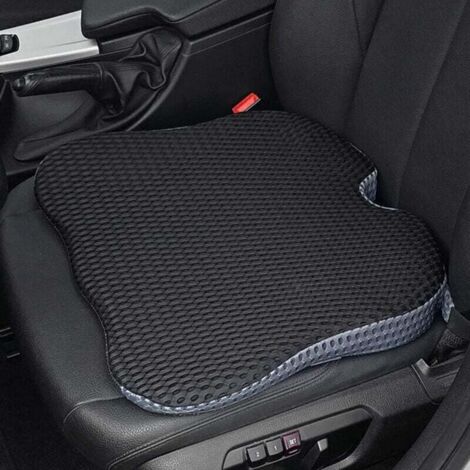 Cuscino universale in memory foam per seggiolino auto (conducente/passeggero), rete traspirante, anche per sedia da ufficio/sedia a rotelle (1/4)