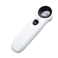 Lente d'ingrandimento 40X con luce, portatile, per ufficio, lettura, valutazione di gioielli, riparazione di strumenti