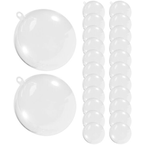 SVNVIOZ Bolas De Navidad Blancas Y Plateadas - Juego De 16 Bolas