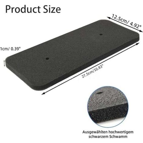 1 x filtro per asciugatrice Candy® Hoover® con filtro in schiuma, dimensioni 270 x 125 x 7 mm