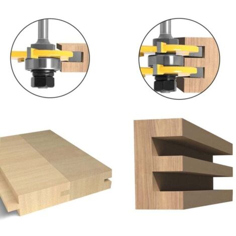 Juego 8 Brocas Para Madera KEWAYO - 10 A 25 Mm, 4 Ranuras, Vástago Hexagonal - Para Taladros