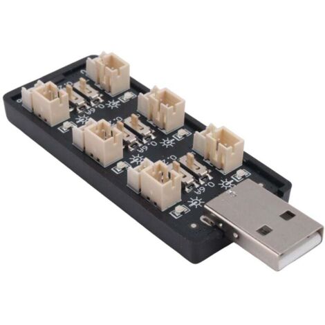 Cargador USB De 6 Canales Para Baterías LiPo 1S 3.7V – Conectores Micro-JST, JST-PH 2.0, MCX, MCPX (Celabie)