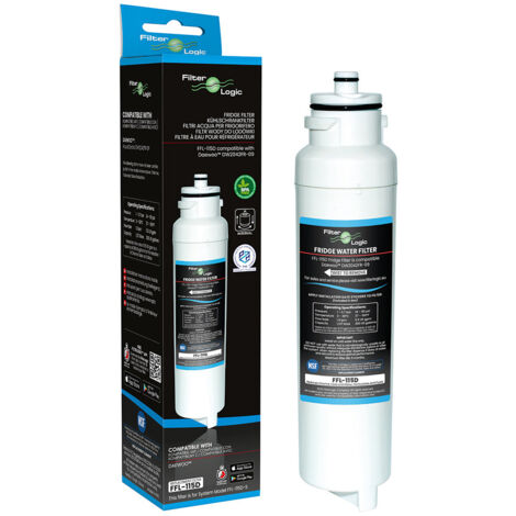 FilterLogic FFL-115D Fridge Water Filter Compatible with Daewoo DW2042FR-09 (1/2)