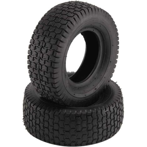 Parnells 1x Schlauchloser Rasenmäherreifen 15x6.00-6 – E-geprüft, 4-lagig, Grasfreundlich, Bis 259 Kg
