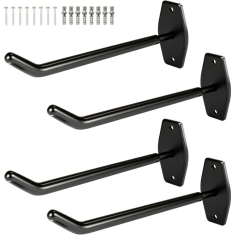Trintion Hochleistungs-Reifenwandhalterungsset für 4 Autofelgen 40 kg Tragkraft pro Haken Komplettes Montageset inklusive Universell passend für alle Pkw- und SUV-Räder bis 22 Zoll (4)